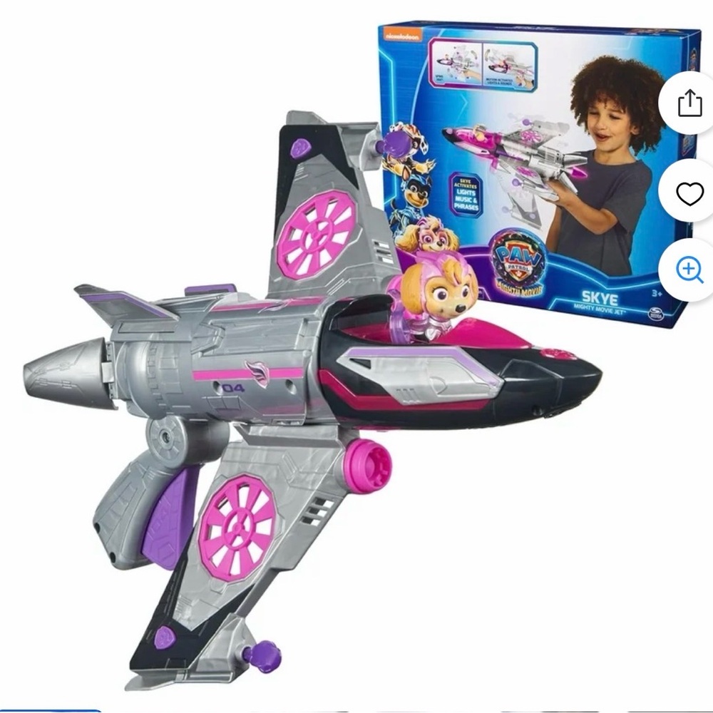 Paw Patrol Skye's Adventure Jet - Pink and Gray